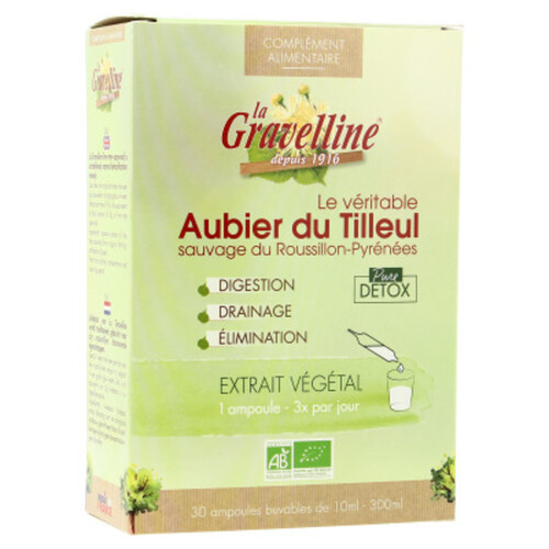 La Gravelline Extrait Végétal À L'Aubier Du Tilleul Bio X30
