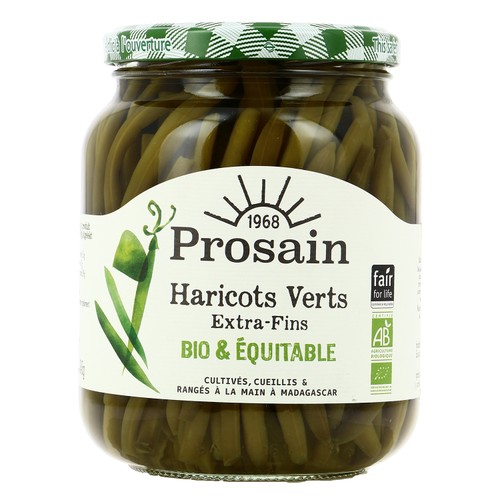Prosain Haricots Verts Extra-Fins  Bio 660g