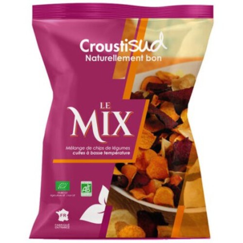 CroustiSud Le Mix Chips de Légumes Bio 90g