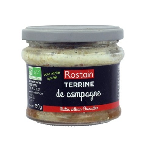 Rostain Terrine de Campagne Bio 180g