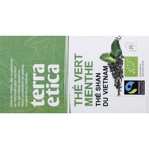 Terra Etica Thé vert menthe 20 sachets