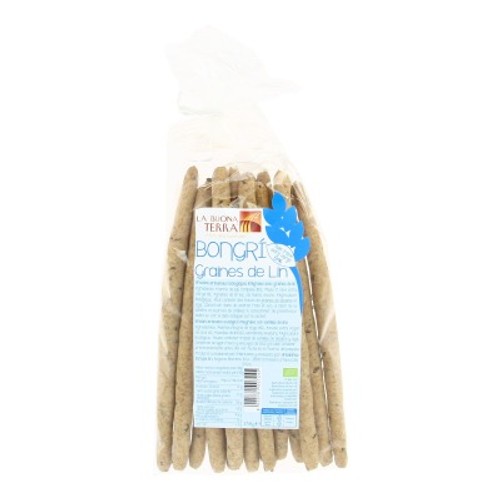 La Buona Terra Gressins Aux Graines De Lin Bio 150g