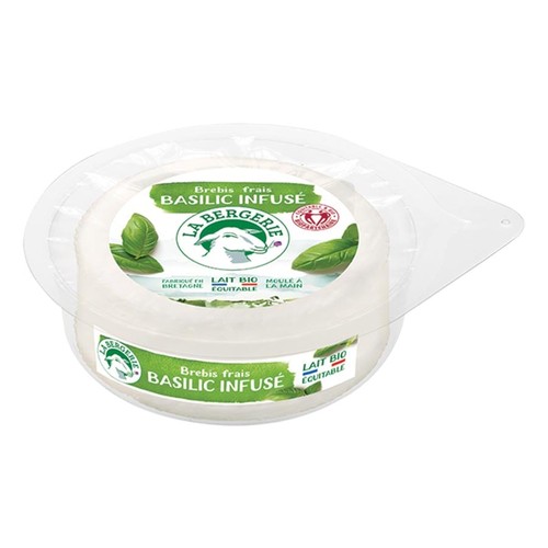 La Bergerie Brebis Frais brebis basilic Infusé 100g