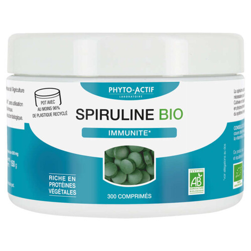 Phyto Actif Spiruline - 300 Comprimés Bio