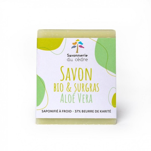 Savonnerie Du Cèdre Savon Surgras Aloe Vera 100G