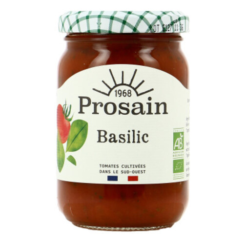 Prosain Sauce Tomate Basilic 200G Bio