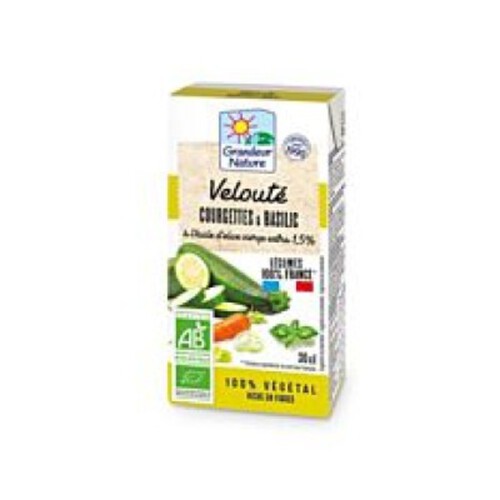 Grandeur nature Velouté courgette basilic 30cl