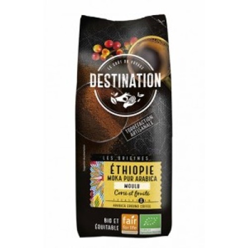 Destination Café Moka Ethiopie Moulu Bio 500G
