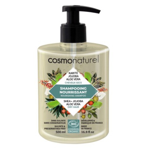 Cosmo Naturel Shampooing Cheveux Secs Bio 500ml