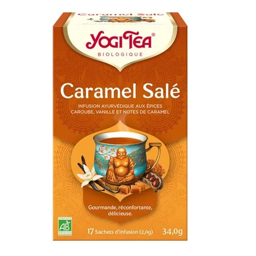 Yogi Tea Infusion Caramel Salé Bio 17 sachets