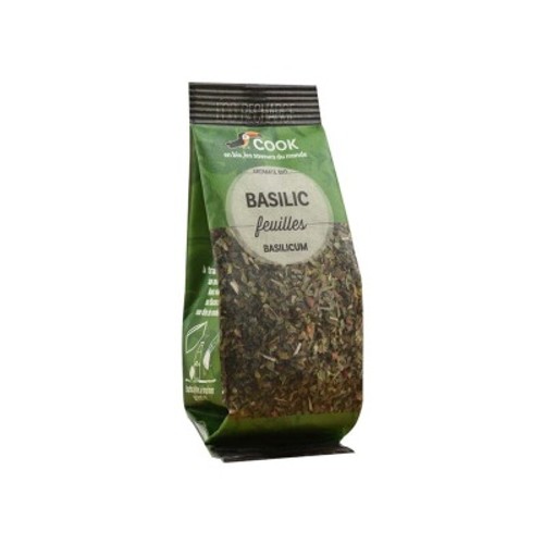 Cook Aromate Bio Feuilles de Basilic 15g