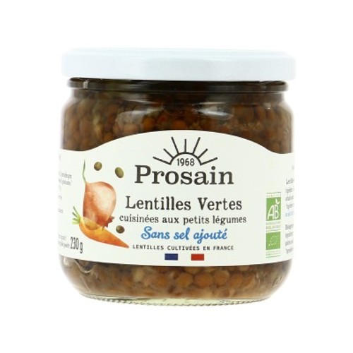 Prosain Lentilles Vertes Cuisinées Bio 230G