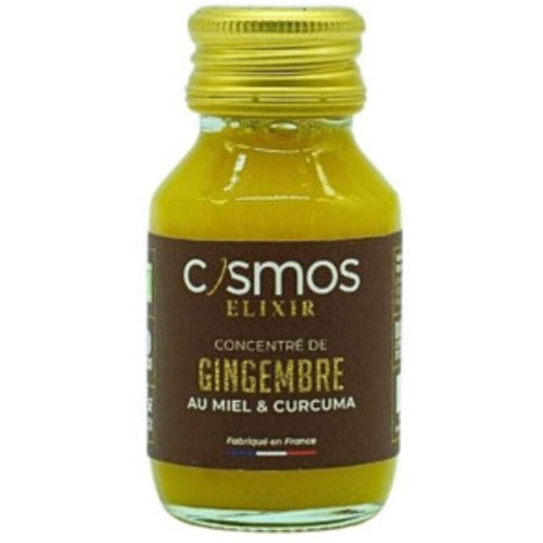 Cosmos Élixir Concentré de Gingembre au Miel & Curcuma 52ml