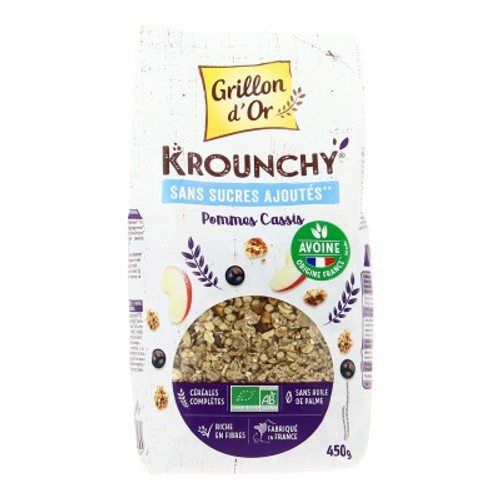 Grillon D'Or Krounchy Pommes & Cassis 450G