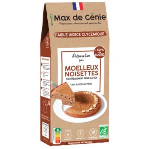 Max de Génie Préparation pour Moelleux aux Noisettes 225g