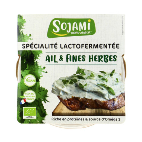 Le Sojami Tartinable Ail & Fines Herbes 125G Bio