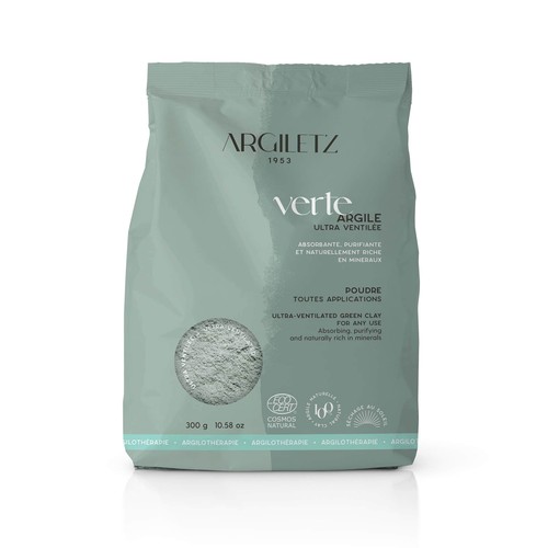 Argiletz Argile Verte Ultra Ventilée Bio 300g