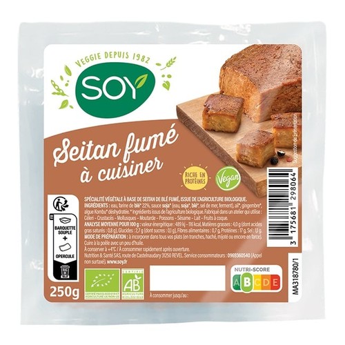 Soy Seitan Fumé 250g