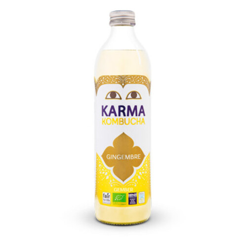 Karma Kombucha Au Gingembre Bio 50cl