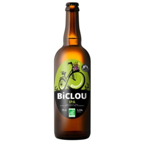 Biclou Bière Ipa Bio 5.5°-75Cl