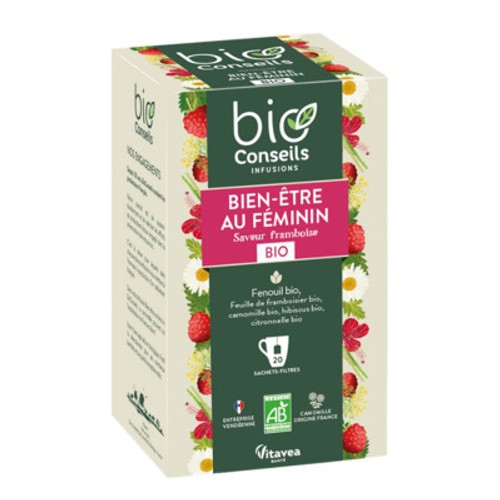 Bio Conseils Infusion bien être féminins bio en Sachets x20