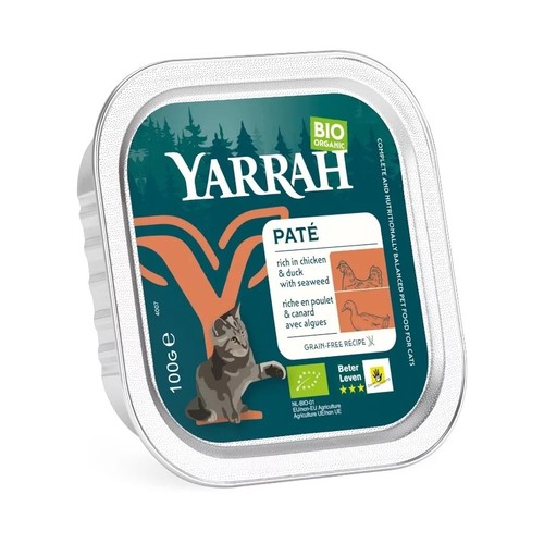 Yarrah Pâté Canard Poulet 100g