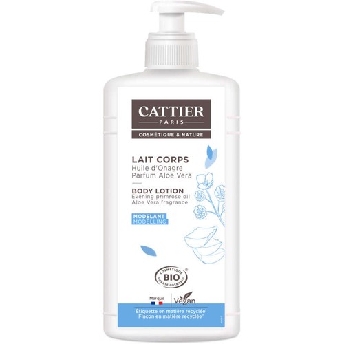 Cattier Lait Corps Aloe Vera Bio 500ml