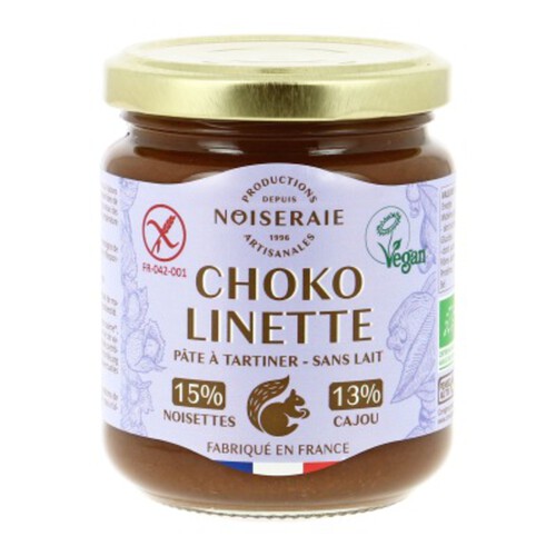 Chocolinette Chocolinette Sans Lait Bio 220g