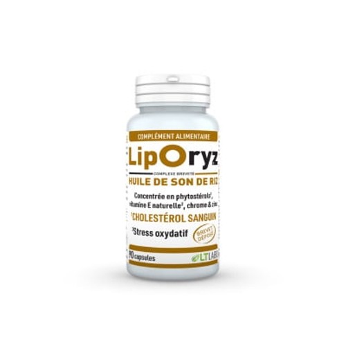 Liporyz Huile de son de Riz  90 capsules