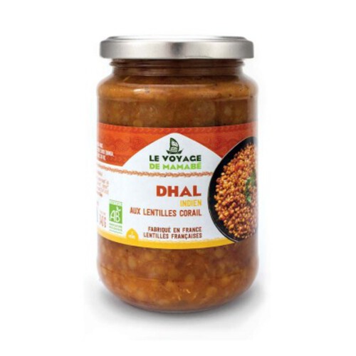 Le Voyage de Mamabe Dhal Lentilles Corail 340g