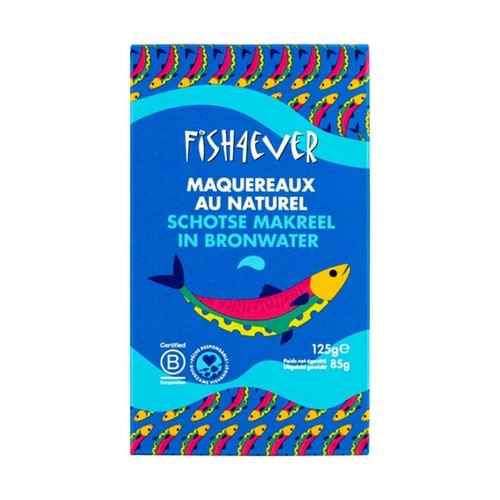 Fish4Ever Maquereaux au Naturel 85g