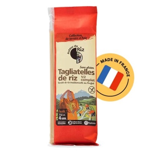 Autour Du Riz Tagliatelles de riz demi-complet Bio 200g