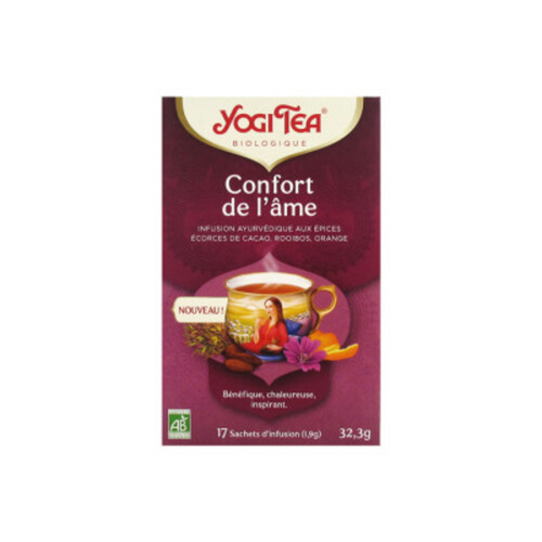 Yogi Tea Infusion confort de l’âme x17 sachet 32.3g