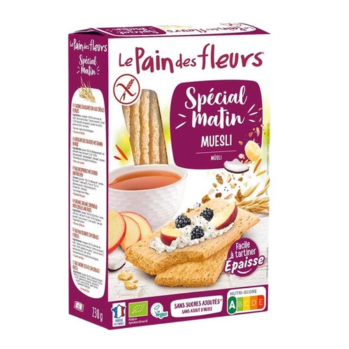 Le Pain des fleurs Tartine Matin Muesli 230g