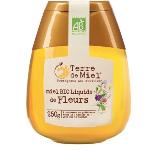 Terre de Miel Miel de Fleurs Liquide 250g