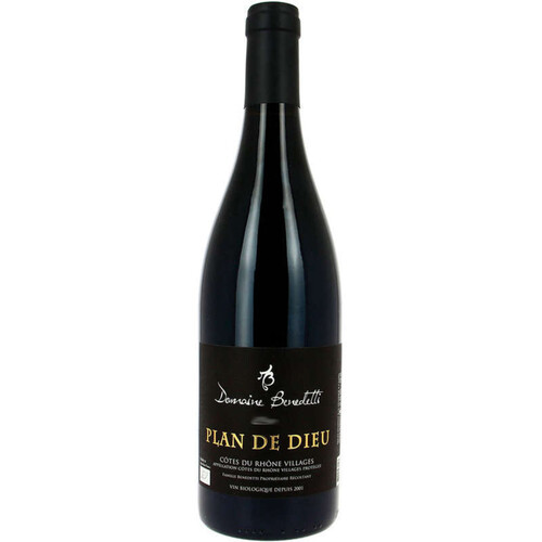 Domaine Benedetti Plan de Dieu Côtes du Rhône Villages Rouge 75cl