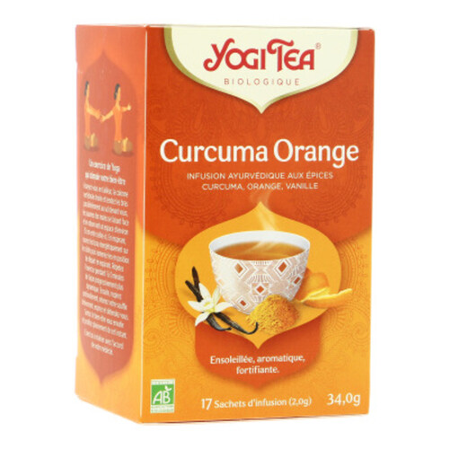 Yogi Tea Infusion Curcuma Orange Bio X17 34G