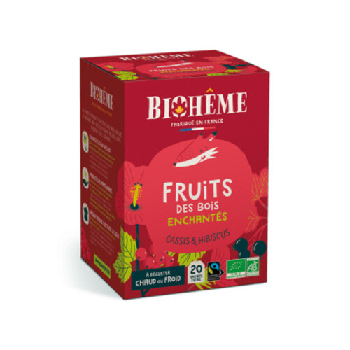 Biohême Infusion Fruits des Bois Cassis & Hibiscus *20 Sachets 30g