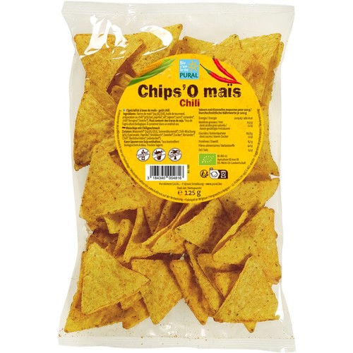 Pural Chips de Maïs au Chili Bio 125g