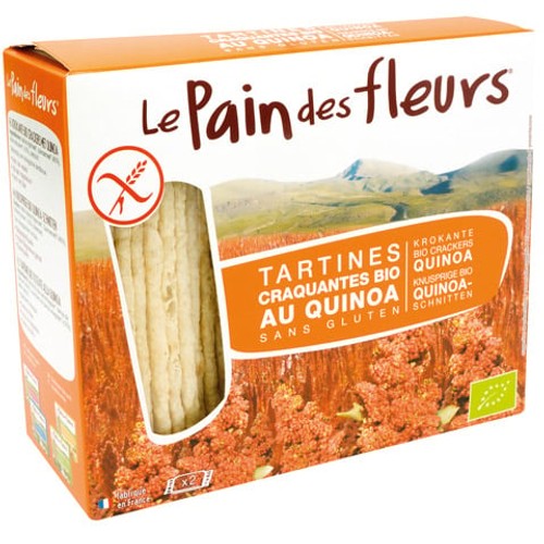 Le Pain Des Fleurs Tartines Craquantes Au Quinoa Sans Gluten Bio 150g