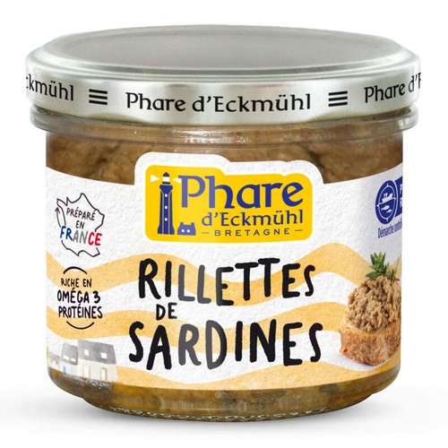 Phare d'Eckmühl Rillettes de sardines Pêche Responsable 90g