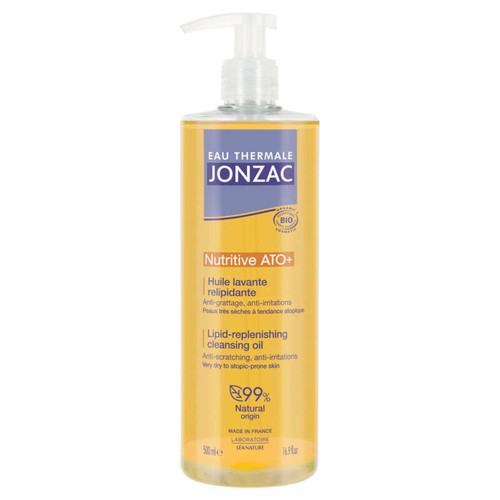 Eau Thermale Jonzac Nutritive ATO+ Huile Lavante Relipidante Bio 500ml