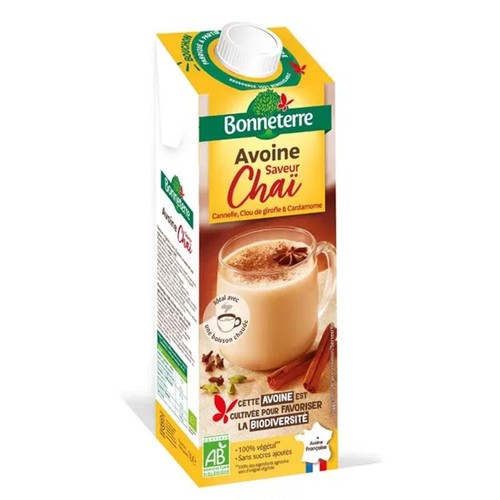 Bonneterrre Boisson Avoine saveur Chaï 1L