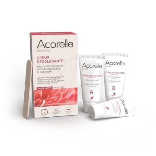 Acorelle épilation crème décolorante visage et corps 75ml