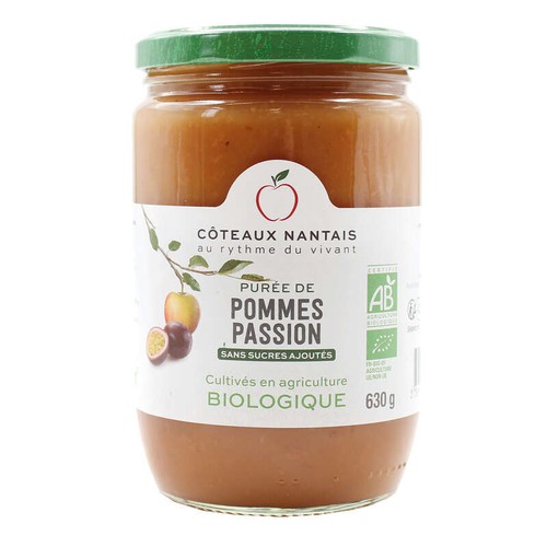 Côteaux Nantais Purée de Pommes Passion Bio 630g