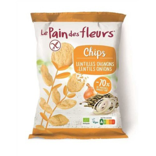 Le Pain Des Fleurs Chips Lentilles & Oignon 50g