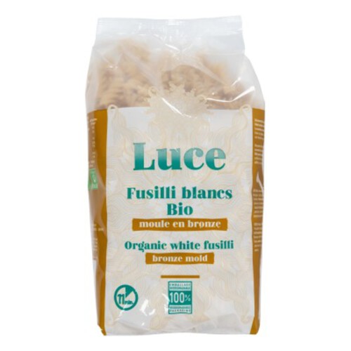 Luce Pâtes Fusilli Blancs Bio 500G