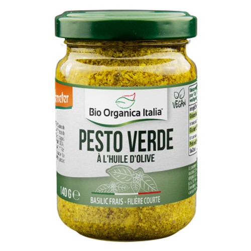 Bio Organica Italia Pesto Verde à l'Huile d'Olive 140g