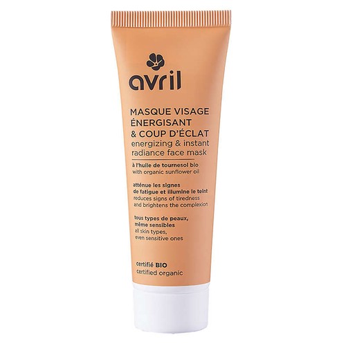 Avril Masque visage énergisant & coup d'éclat 50ml