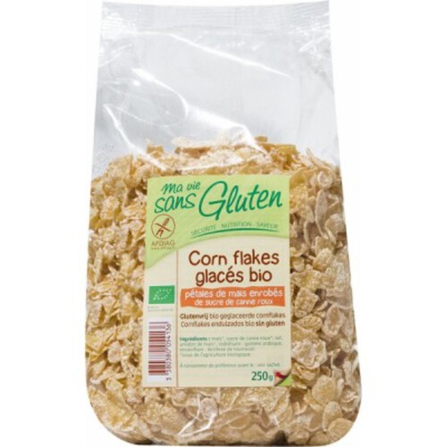 Ma Vie Sans Gluten Corn Flakes Glacés Sans Gluten 250G Bio